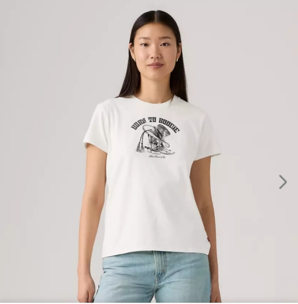 Levis White Graphic T-Shirt
